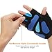 INTEY Bike Gloves Half/Full Finger 2 Pack With Thickened Gel Pad & Touch Screen Fabric, Ultra Light (L)