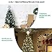 KINGWILL Christmas Tree Toppers, 2-in-1 Silver Glittered Lighted Tree Topper with Snowflake Projector, Indoor Night Light Projector for Christmas Nursery Bedroom Holiday Decoration