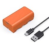 SMALLRIG NP-F550 USB-C Battery for Sony, 3H Fully Charged | NPF Battery for NP-F970 F750 F570 F550, for LED Lights, Monitors, Wireless Video Transmitters