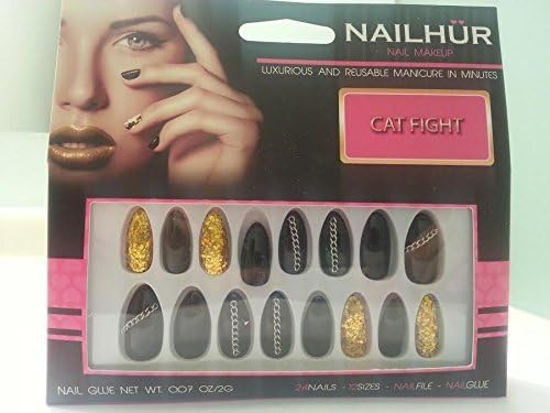 Nailhur nail reusable manicure in minutes (cat fight)