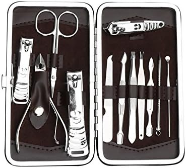 Liibot Nail Clipper Stainless Steel Scissors 12 Sets of Nails Trim Tool Kit Manicure Nail Daily Care
