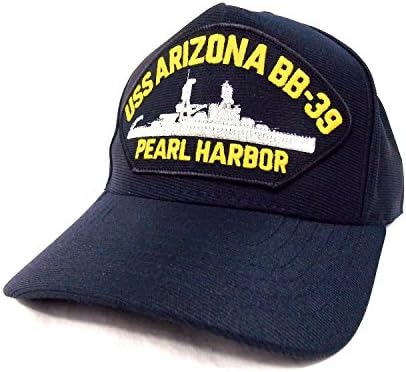 U.S Navy Cap Battleship USS ARIZONA BB39 NAVY Hat MADE IN USA