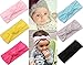 Baby Girl Headbands With Bows Perfect for Newborns/Toddlers with Knotted Bow Cute Fashion Headwrap Headwear, Medium, 6-Pure Colors