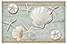 CounterArt Paper Placemat, Linen Shells, 24-Pack