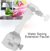 Haofy Faucet Extender Water Saver 13cm Gray Movable Kitchen Valve Spray view 6