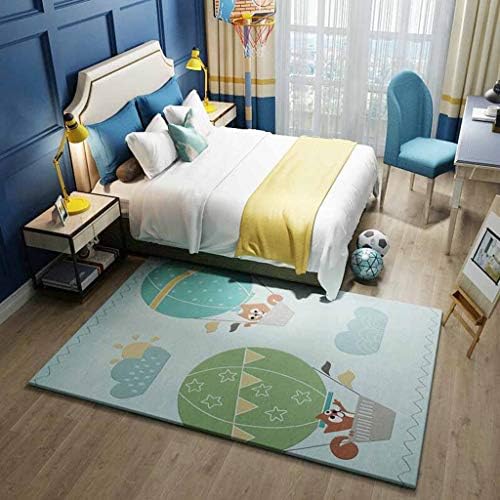 QZ HOME Carpet Living Room Study Bedside Bay Window Bedroom Children's Room Soft Comfortable Environmental Protection (Color : T2, Size : 140 cm x 200 cm)