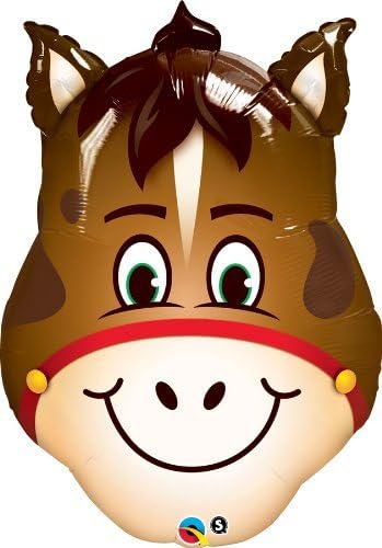 Hilarious Horse 14" Qualatex Air Fill Mini Foils x 2
