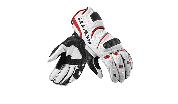 REVIT - Guantes Jerez Pro - Talla - M - Color - Blanco-Rojo ...
