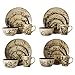 Mossy Oak 5137679 Animal Print Dinnerware Set, Assorted