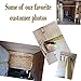 DC Cargo Mall E Track Wood Beam End Socket Shelf Brackets Accessories (10 Pack) - Fit with 2x4 2x6 Add Removable Etrack Load Lock Bar for Enclosed Trailers - Zinc-Coated Steel
