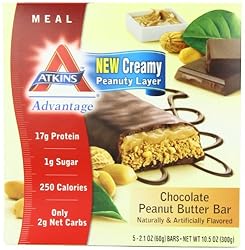 Atkins Advantage Bars, Chocolate Peanut
