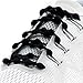 Caterpy RUN - Ultimate No Tie Shoelaces for Adults & Kids - Versatile & Easy-to-Use Shoe Laces - Jaguar Black, Standard, Single Pack
