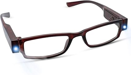 magnifying reading glasses with led light