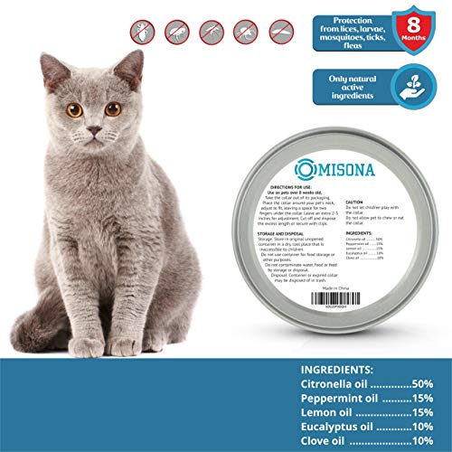 Cat Flea Tick Prevention for Cats | Cat Collar | Cat Flea Collars | Flea Tick Prevention | Cat Flea Treatment | Flea Protection | Pet Flea Collars | Fleas Ticks for Flea Control Cats