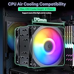 Okinos Aqua 9, ATX PC Case, 5 × 120mm ARGB PWM Fan