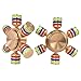 Figit Spinner Metal,Two Years, Newest Colorful Brass Hand Finger Spinner Fidget Toy Focus EDC Kids Adults Toy