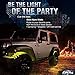 OPT7 Quantum 4pc LED Rock Lights – RGBW Multicolor w/Remote – Dimmer Strobe Fade IP67 Waterproof Pods Off Road, Crawling Climbing – 2 Year Warrantythumb 4