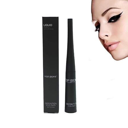 Allbesta Eyeliner Liquid Pen Schwarz Wasserdicht Thin Lines Quick-dry Eye Liner Gel für Cat Eyes Smokey Make-up