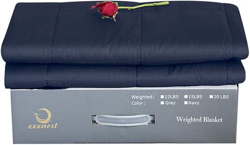 Amazon.com: ZZZNEST Weighted Blanket (54"x72"), Heavy Blanket Box