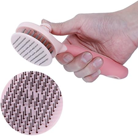Professional Brush for Dogs Puppy Cats Rabbits, Pet Grooming Brush Removes Mats Tangles, Comb For Dematting & Cleaning Loose Hair