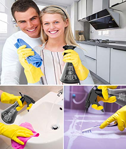 Sprühflasche 500ML PET Zerstäuber Blumensprüher mit Verstellbare 3 Modi Sprühkopf BPA frei Sprayer Leere Sprühflasche für Reinigungsmittel, Flüssigkeit