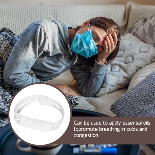 Nasal Surgery Recovery Bandages, 5-Pack White Elastic Nose Bandage, High Absorption Nasal Dressing Holders for Post-Surgery Care