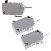 Yoiilnz KW3A Microwave Oven Door Switch 16A 125/250V Door Interloc (2 Normally Open and 1 Normally Closes)
