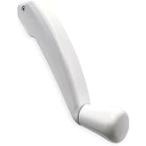 Folding Casement Window Crank Handle with Space Saving Low Profile Design | Designed For Milgard Windows, Also Works with Most Other Brands
