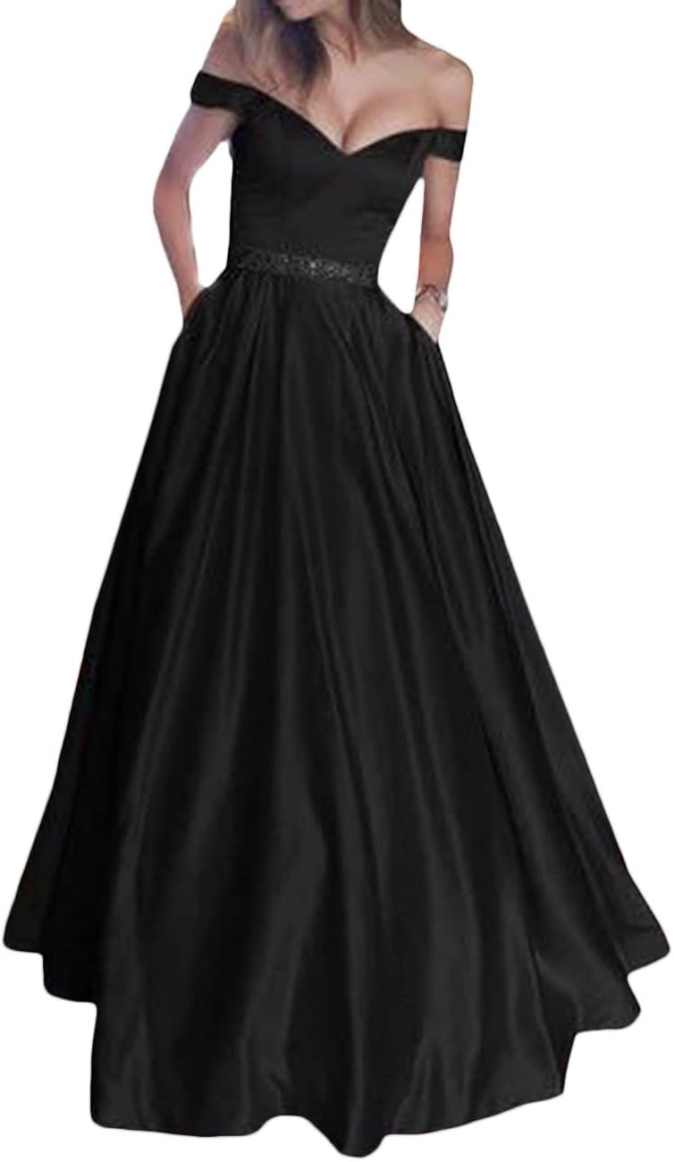 plain evening gowns