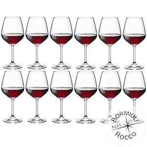 Bormioli Rocco Divino Calice Vino Rosso 53 cl Set 12 Pz