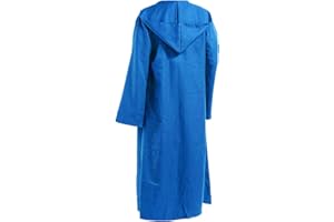 YLYGJGL Long Hooded Wizard Witch Cloak for Halloween Cosplay Costumes Men Women Medieval Renaissance cape Monk Robe