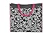 ReBagMe™ Extra Large Very Strong Reusable Grocery Bag - Laminated Recycled Shopper Tote- Very Large Gift Bag- Great Waterproof Beach Bag (19x17x8 Inches, Black. White and Pink)