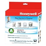 4 Pack Bundle of Honeywell Filter A Universal Carbon Pre-filter, HRF-AP1 (Replaces 38002)