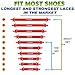 SILICONE LACES - Elastic No Tie Shoelaces, Easy Pull & Lock - Special for Toddler Kid Adult & Seniors - Waterproof & Super Easy To Clean   