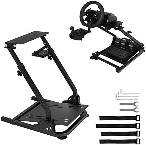 Superland Racing Wheel Stand with V2 Support Game Support for Logitech G29, G27 and G25 Racing Simulator Steering Wheel Stand without Wheel and Pedals (G920)