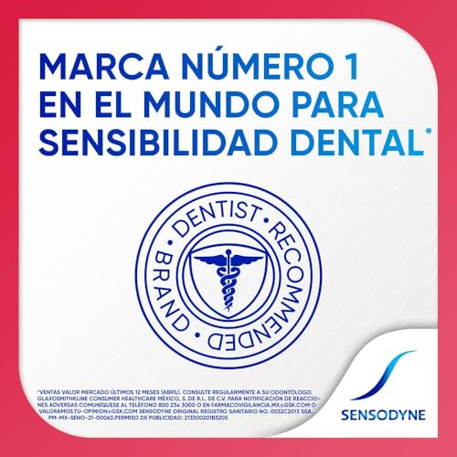 Sensodyne Pasta Dental con Flour para Dientes Sensibles Original, Protección Anticaries, 90g