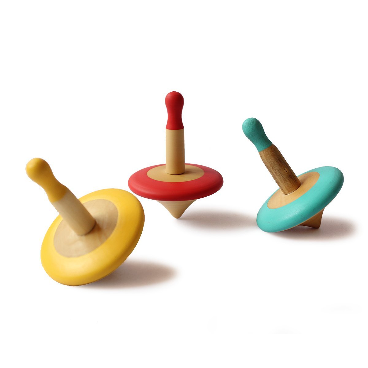 Buy Shumee Wooden Spin Tops (3 Years+) Curiosity & Fine Motor Skills