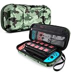 Mumba Carrying Case for Nintendo Switch, Deluxe Protective Travel Carry Case Pouch for Nintendo Switch Console & Accessories [Dual Protection] [Large Capacity] (Camouflage)
