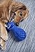 TrustyPup Tough 'N Fun Bull Squeaky Plush Dog Toy, Chew Guard Technology - Blue, Medium