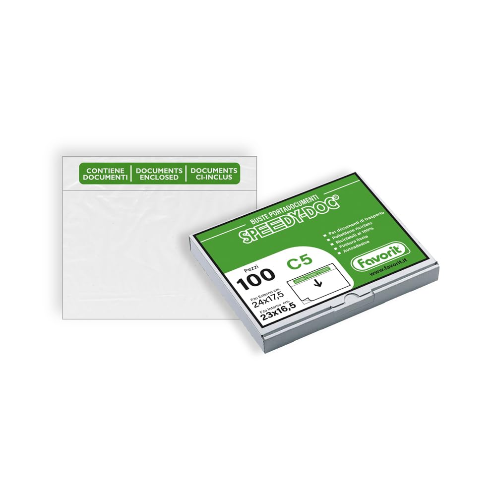 Favorit 100500098 Window Envelopes White