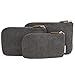 Travelon Heritage Set Of 3 Pouches, Pewter, One Size