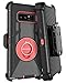 Galaxy Note 8 Case, Note 8 Case Belt Clip, BENTOBEN Heavy Duty Shockproof Kickstand Swivel Belt Clip Full Body Rugged Bumper Hybrid Holster Protective Case for Samsung Galaxy Note 8, Black/Red