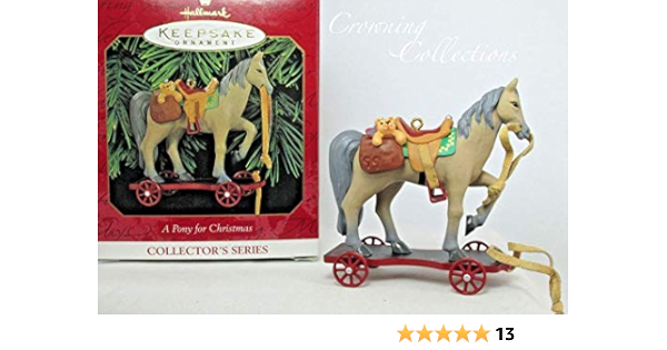 Hallmark Pony For Christmas 2022 Hallmark Keepsake Ornament - A Pony For Christmas #2 In Collector Series  1999 (Qx6299) : Home & Kitchen - Amazon.com