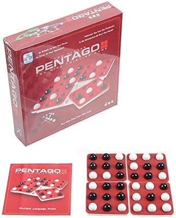 Popular Pentago Board Game - Award Winning Challenging Fun for All Ages (Pentago Game)