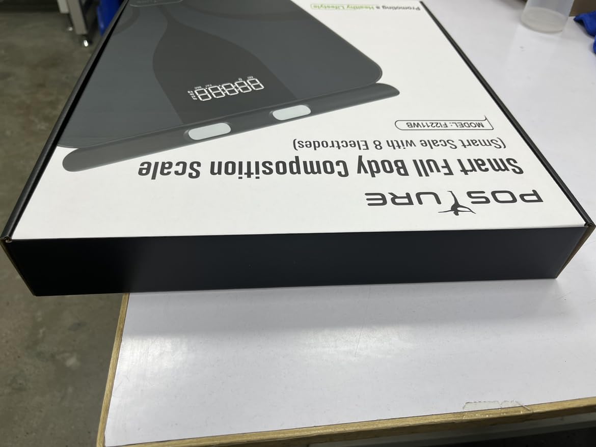 Posture Scale for Body Weight and Fat, Digital Bathroom Scale BMI Weighing Bluetooth Body Fat Scale, 8 Electrode Smart Body Fat Scale, Full Body Composition Analyzer with Voice Prompt