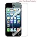 EVERMARKET(TM) White Marble Pattern Soft Rubber TPU Case Cover and 1 Clear Screen Protector for Apple iPhone 5 5S