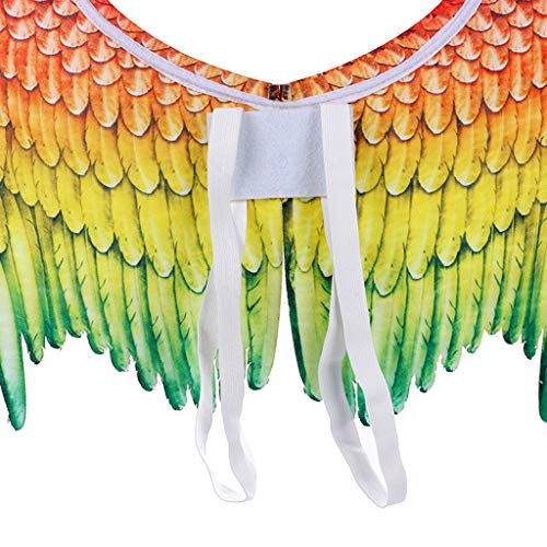 Chenway Cosplay Wings Angel Halloween Costume Accessory Wings/Glove Paw Mardi Gras Cosplay Pretend Play Dress Up (A) - Thumbnail 3