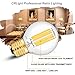 CRLight 6W Edison LED Globe Bulb 2700K Warm White, 70W Equivalent 700 LM Dimmable, E26 Vintage Edison G16 Globe Clear Glass Ceiling Fan Bathroom LED Light Bulbs, 6 Pack