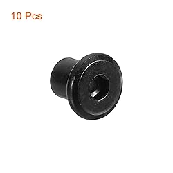 uxcell M8 T-Nuts, 10pcs Carbon Steel Hex Socket