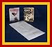 10 - 12" x 26" Brodart Archival Fold-On Book Jacket Covers -- Center-loading, Clear, Mylar, Adjustable